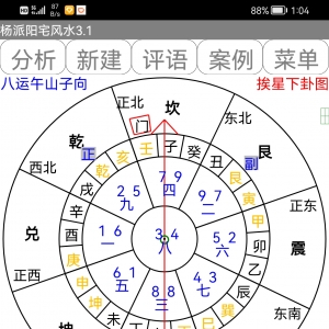 杨派阳宅风水八宅风水分析软件