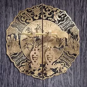 入户门三见三不见欢迎财神大门宽敞